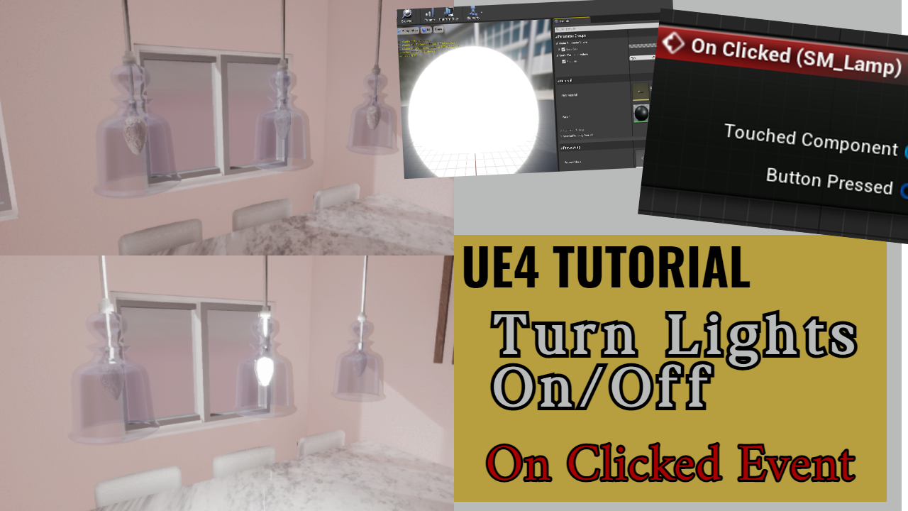 UE4 Tutorial Lights On-Off