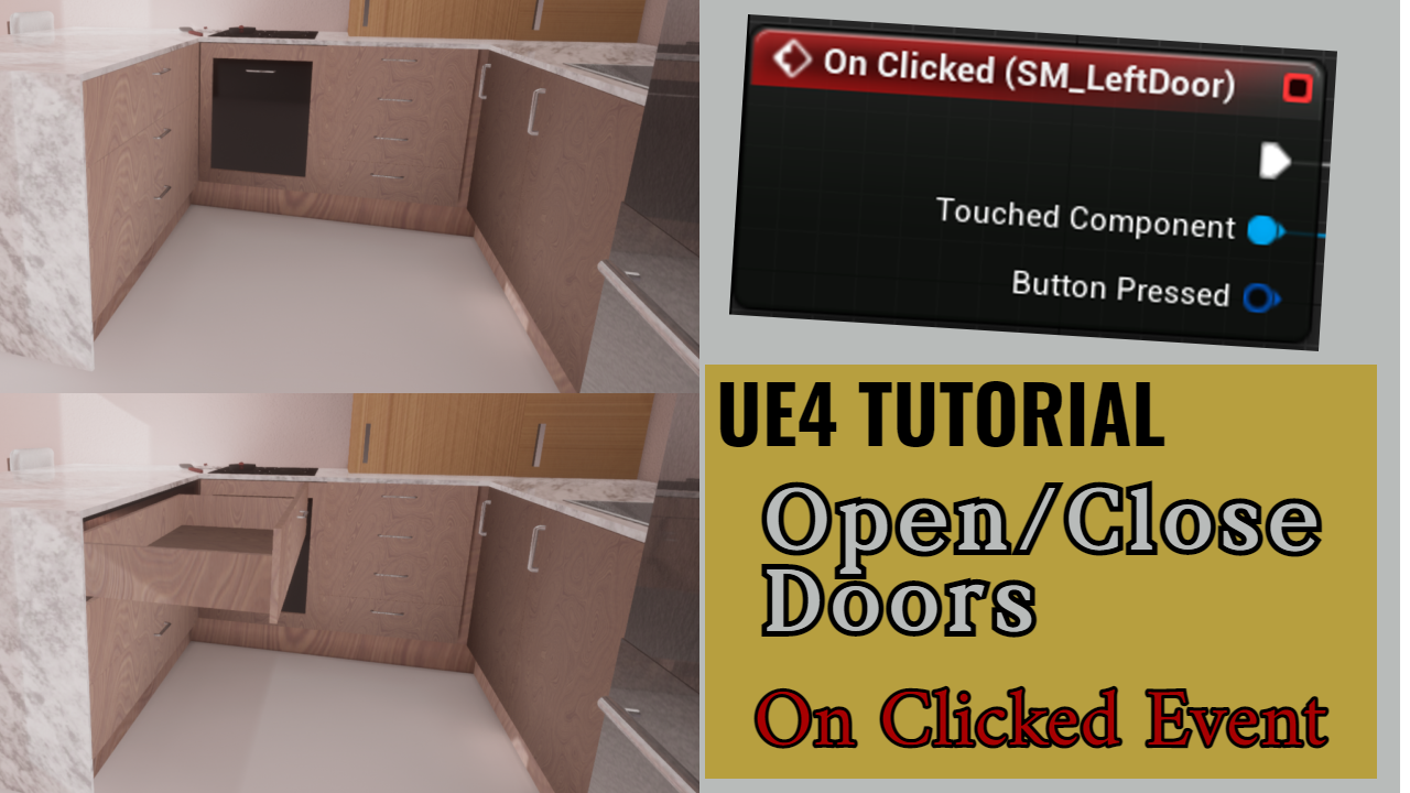 UE4 Tutorial Open-Close Doors